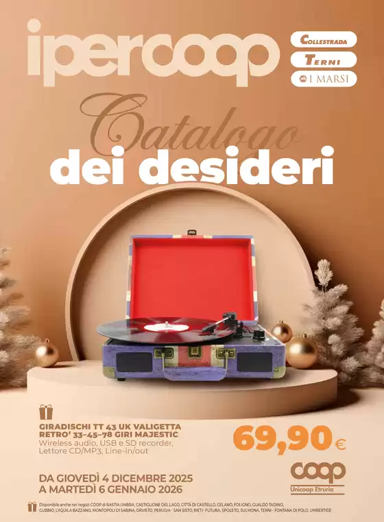 Volantino Coop | CATALOGO DESIDERI | 2025-12-04T00:00:00.000Z - 2026-01-06T00:00:00.000Z