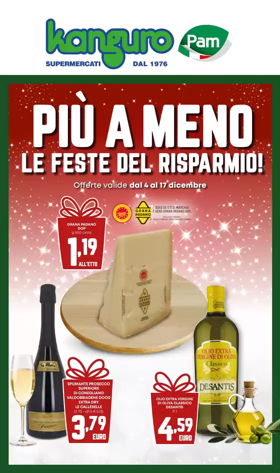 Volantino Kanguro a Codigoro | Piu a meno | 2025-12-04T00:00:00.000Z - 2025-12-17T00:00:00.000Z