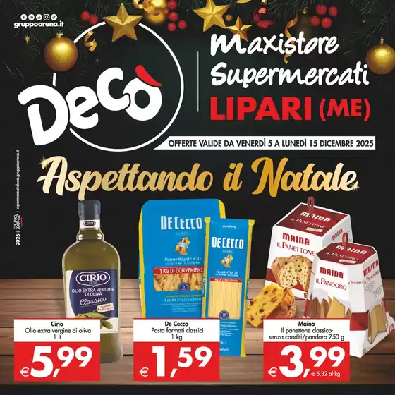 Volantino Decò a Codigoro | Aspettando il natale | 2025-12-05T00:00:00.000Z - 2025-12-15T00:00:00.000Z