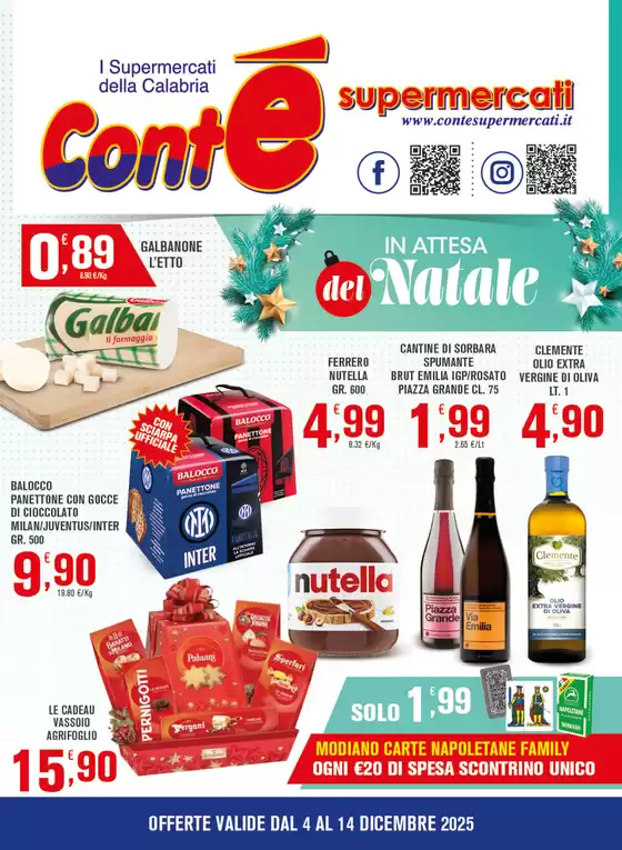 Volantino Contè a Brindisi | In attesa del Natale | 2025-12-04T00:00:00.000Z - 2025-12-14T00:00:00.000Z
