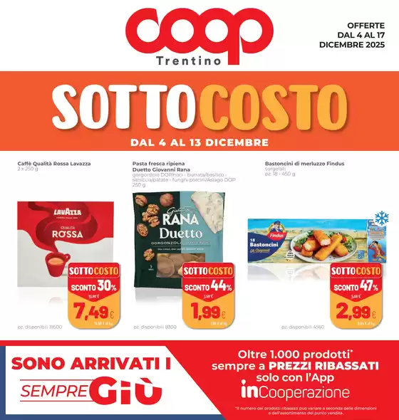 Volantino Coop a Latiano | Sottocosto | 2025-12-04T00:00:00.000Z - 2025-12-17T00:00:00.000Z
