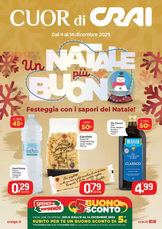 Volantino Crai a Milano | Festeggia con i sapori del Natale! | 2025-12-04T00:00:00.000Z - 2025-12-14T00:00:00.000Z
