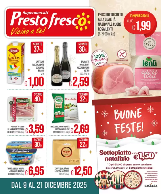 Volantino Prestofresco a Cologno Monzese | Vicino a te! | 2025-12-09T00:00:00.000Z - 2025-12-21T00:00:00.000Z