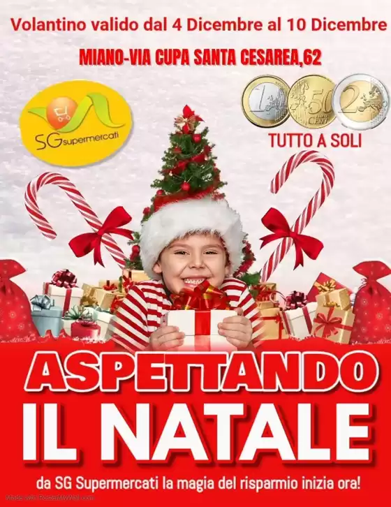 Volantino SG Supermercati a La Spezia | Aspettando il natale | 2025-12-04T00:00:00.000Z - 2025-12-10T00:00:00.000Z