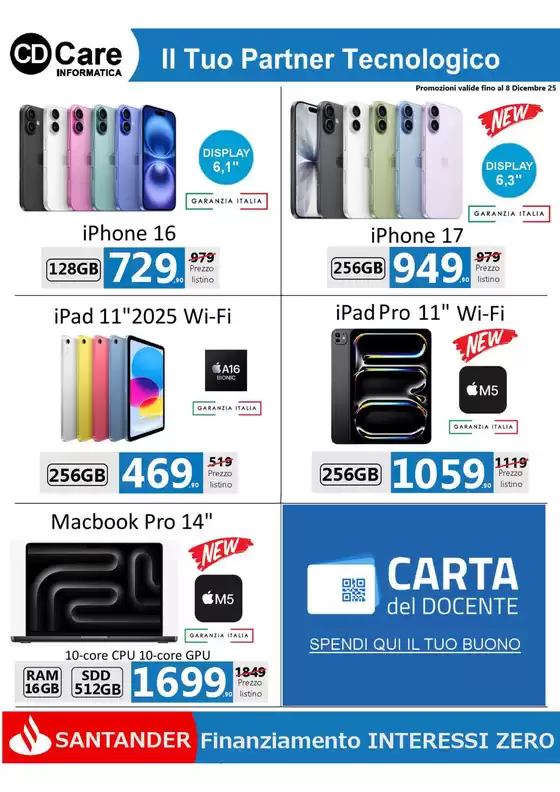 Volantino CD CARE Informatica a Bacoli | Il tuo partner tecnologico | 2025-12-05T00:00:00.000Z - 2025-12-08T00:00:00.000Z