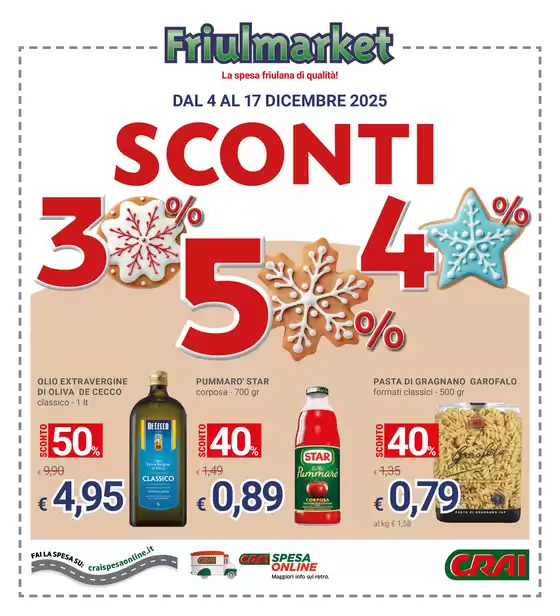 Volantino Friulmarket a San Giovanni Lupatoto | Sconti 30% 40% 50% | 2025-12-05T00:00:00.000Z - 2025-12-17T00:00:00.000Z