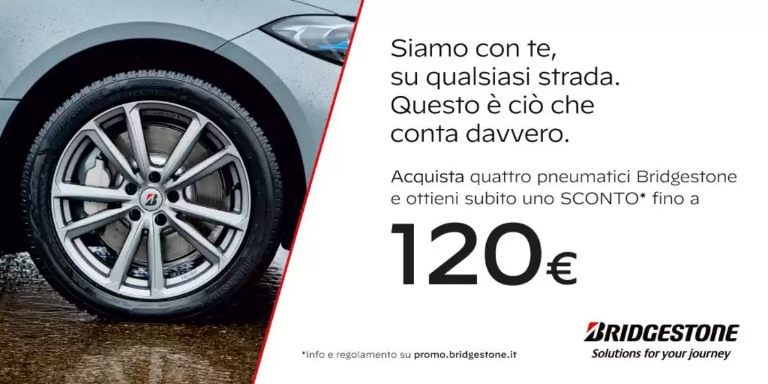 Volantino Trovagomme | Bridgestone Inverno 2025 | 2025-12-05T00:00:00.000Z - 2025-12-31T00:00:00.000Z