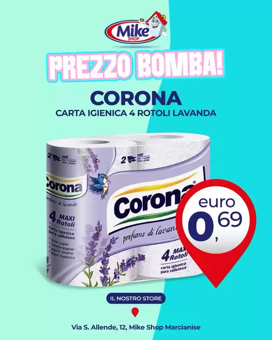 Volantino Mike Shop a Bacoli | Offerte | 2025-12-05T00:00:00.000Z - 2025-12-07T00:00:00.000Z