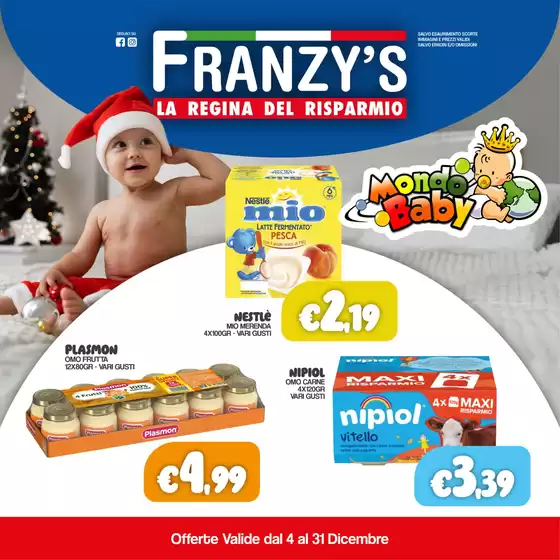 Volantino Franzy's  a Bacoli | La regina del risparmio | 2025-12-05T00:00:00.000Z - 2025-12-31T00:00:00.000Z