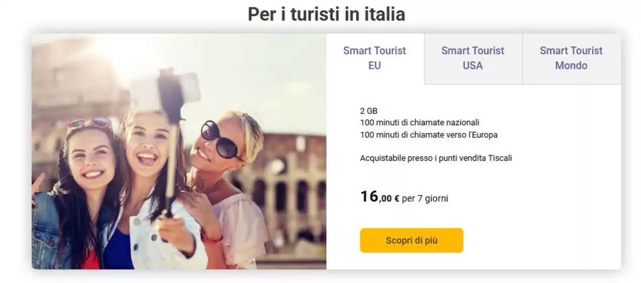 Volantino Tiscali Casa | Per i turisti in italia  | 2025-12-05T00:00:00.000Z - 2025-12-12T00:00:00.000Z