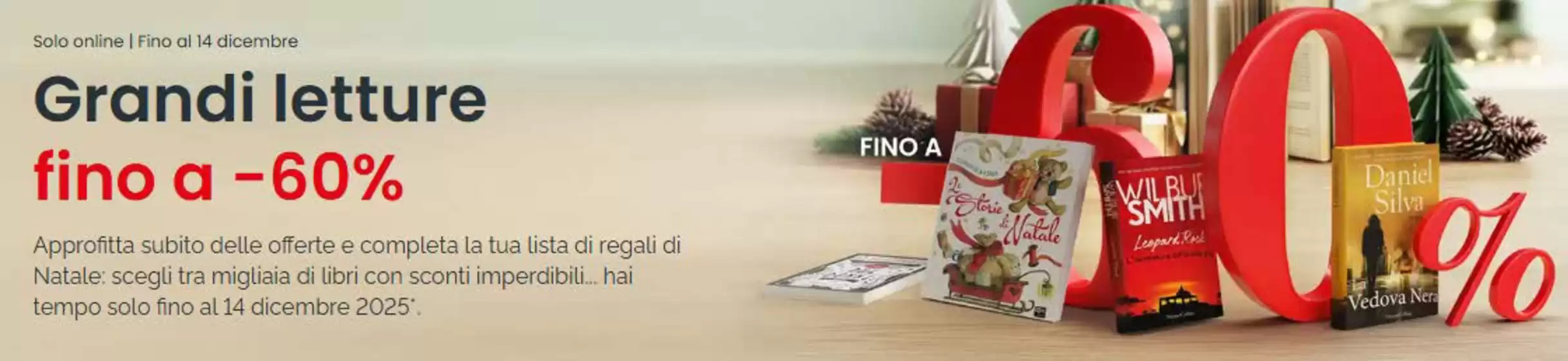 Volantino LaFeltrinelli a Bacoli | Grandi letture fino a -60% | 2025-12-05T00:00:00.000Z - 2025-12-14T00:00:00.000Z