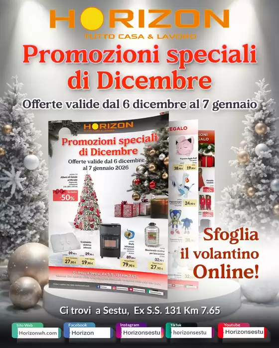 Volantino Horizon a Prizzi | Promozioni speciali di dicembre | 2025-12-06T00:00:00.000Z - 2026-01-07T00:00:00.000Z