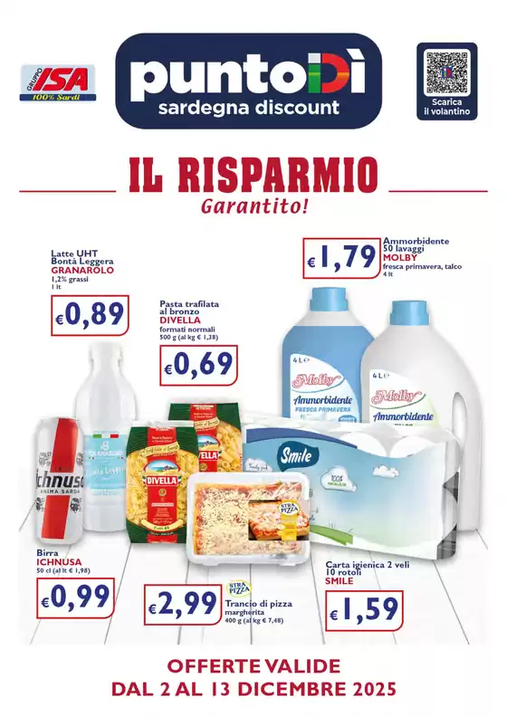 Volantino PuntoDì a Bacoli | Il risparmio garantito! | 2025-12-05T00:00:00.000Z - 2025-12-13T00:00:00.000Z