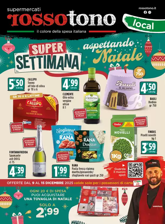 Volantino Supermercati Rossotono Local | Aspettando Natale | 2025-12-09T00:00:00.000Z - 2025-12-15T00:00:00.000Z