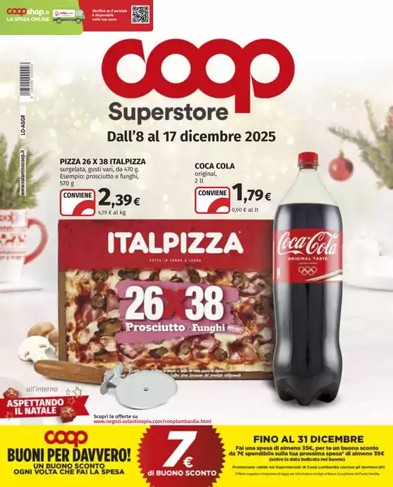 Volantino Coop | Coop Superstore | 2025-12-08T00:00:00.000Z - 2025-12-17T00:00:00.000Z