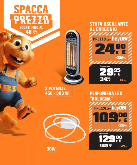 Volantino OBI a Sesto Fiorentino | Spacca Prezzo | 2025-12-04T00:00:00.000Z - 2025-12-21T00:00:00.000Z