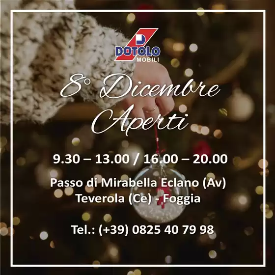 Volantino Dotolo Mobili | Dotolo Mobili | 2025-12-08T00:00:00.000Z - 2025-12-08T00:00:00.000Z