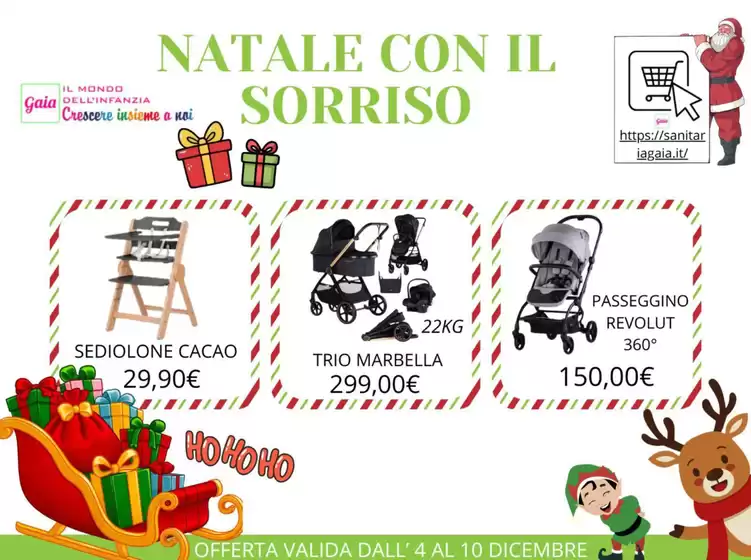 Volantino Sanitaria Gaia | Natale con il sorriso | 2025-12-09T00:00:00.000Z - 2025-12-10T00:00:00.000Z
