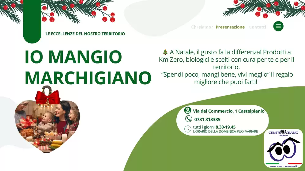 Volantino Centro Oceano | Buone feste | 2025-12-08T00:00:00.000Z - 2025-12-31T00:00:00.000Z