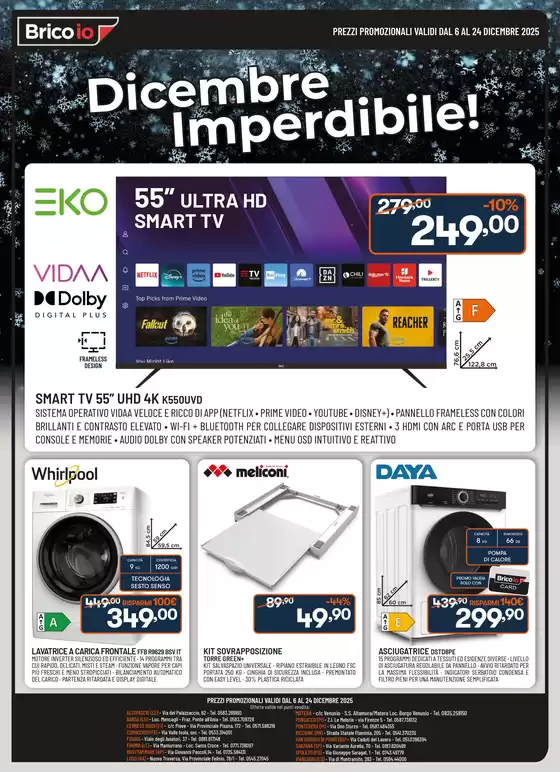 Volantino Bricoio a Legnano | Dicembre Imperdibile! | 2025-12-09T00:00:00.000Z - 2025-12-24T00:00:00.000Z