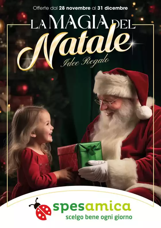 Volantino Spesamica a Caserta | La magia del natale  | 2025-11-28T00:00:00.000Z - 2025-12-31T00:00:00.000Z