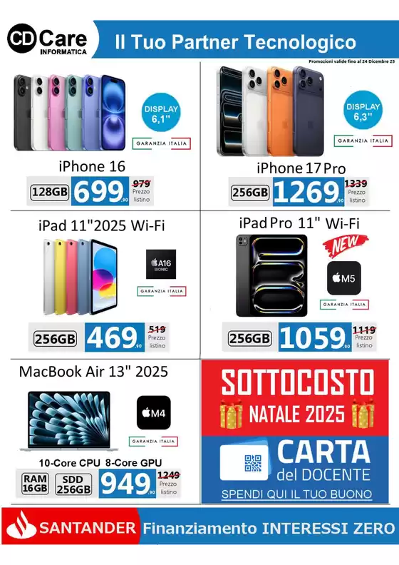 Volantino CD CARE Informatica | Il tuo partner tecnologico | 2025-12-09T00:00:00.000Z - 2025-12-24T00:00:00.000Z