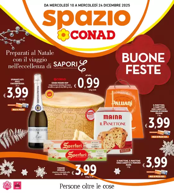 Volantino Spazio Conad a Ton | Buone Feste | 2025-12-10T00:00:00.000Z - 2025-12-24T00:00:00.000Z