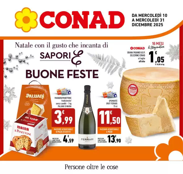 Volantino Conad a Gioiosa Ionica | Buone feste | 2025-12-10T00:00:00.000Z - 2025-12-31T00:00:00.000Z