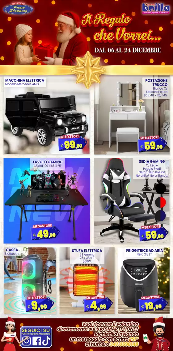 Volantino Punto Shopping Megastore a Palermo | Il regalo che Vorrei... | 2025-12-06T00:00:00.000Z - 2025-12-24T00:00:00.000Z