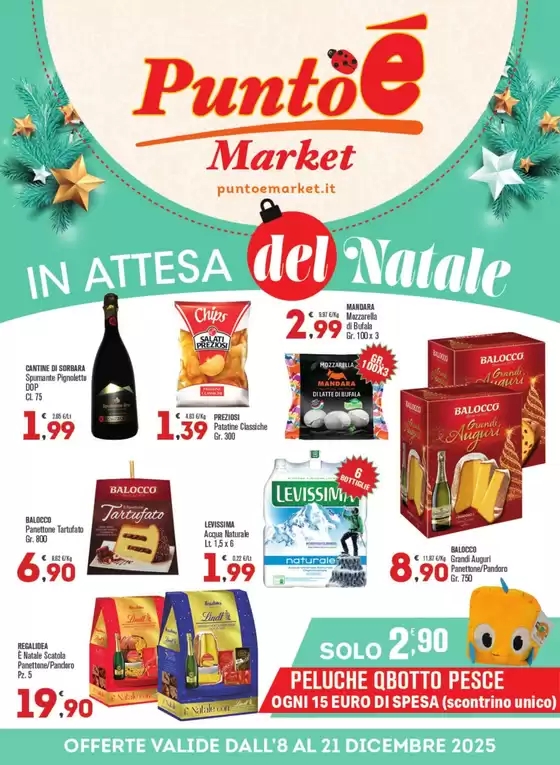 Volantino Punto è Market a Vallecrosia | In attesa del natale | 2025-12-08T00:00:00.000Z - 2025-12-21T00:00:00.000Z