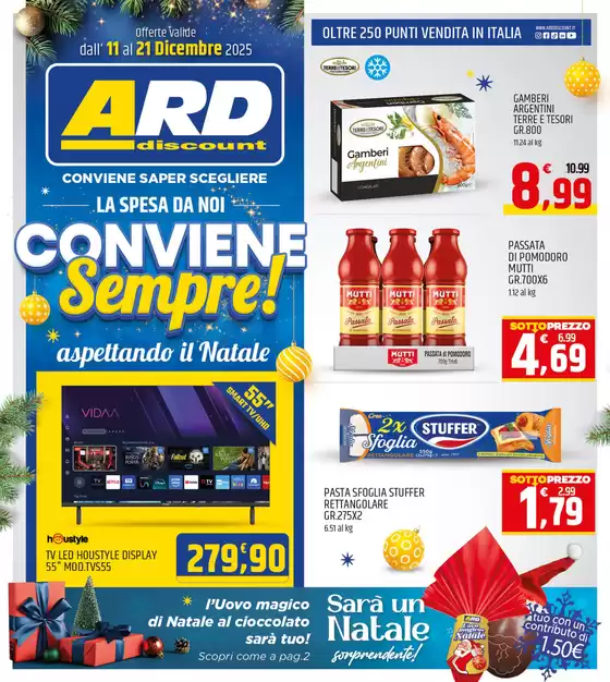 Volantino ARD Discount a Aosta | Conviene sempre! | 2025-12-11T00:00:00.000Z - 2025-12-21T00:00:00.000Z