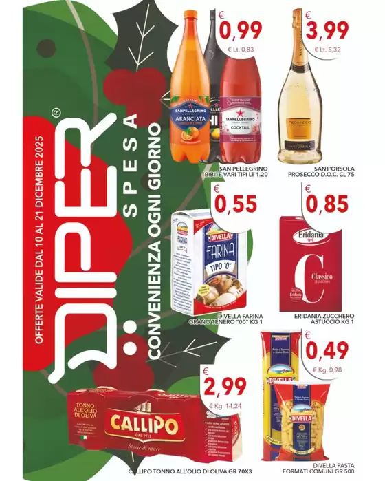 Volantino Diper Spesa | Convenienza ogni giorno | 2025-12-10T00:00:00.000Z - 2025-12-21T00:00:00.000Z