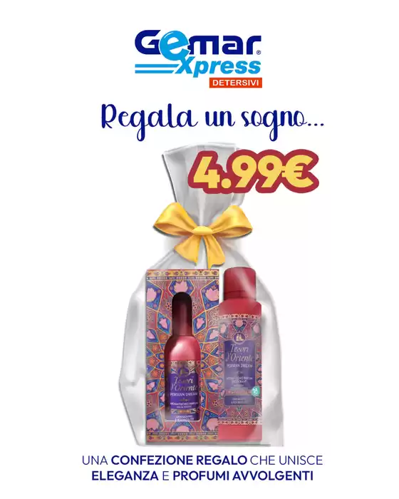 Volantino Gemar Detersivi a Venezia | Regala un sogno | 2025-12-10T00:00:00.000Z - 2025-12-14T00:00:00.000Z