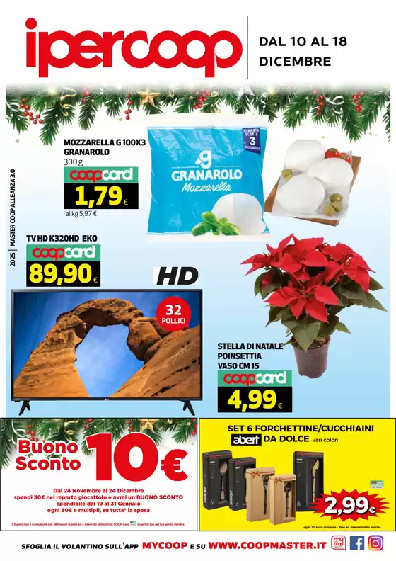 Volantino Ipercoop a Statte | dal 10 al 18 dicembre | 2025-12-10T00:00:00.000Z - 2025-12-18T00:00:00.000Z