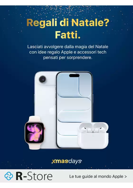 Volantino R-store | Regali di Natale? Fatti. | 2025-12-10T00:00:00.000Z - 2025-12-27T00:00:00.000Z