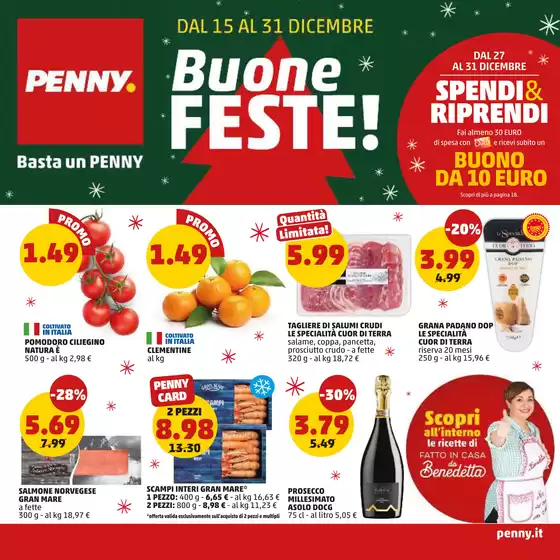Volantino PENNY a Brescia | Buone feste! | 2025-12-15T00:00:00.000Z - 2025-12-31T00:00:00.000Z