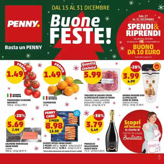 Volantino PENNY a Catanzaro Lido | Buone feste! | 2025-12-15T00:00:00.000Z - 2025-12-31T00:00:00.000Z
