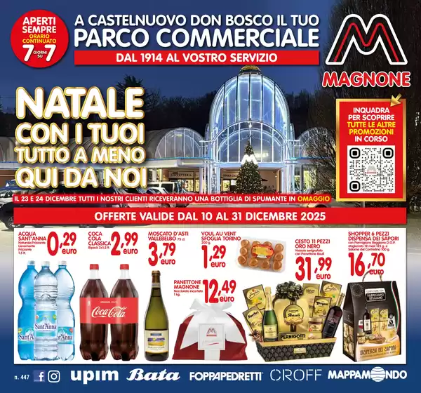 Volantino Magnone a Cremona | Natale con i tuoi tutto a meno qui da noi | 2025-12-10T00:00:00.000Z - 2025-12-31T00:00:00.000Z