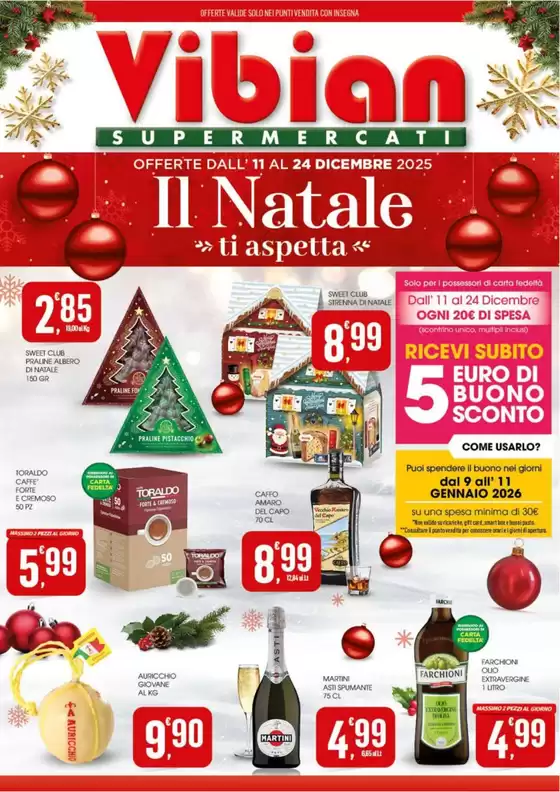 Volantino Vibian a Schio | Il Natale ti aspetta | 2025-12-11T00:00:00.000Z - 2025-12-24T00:00:00.000Z