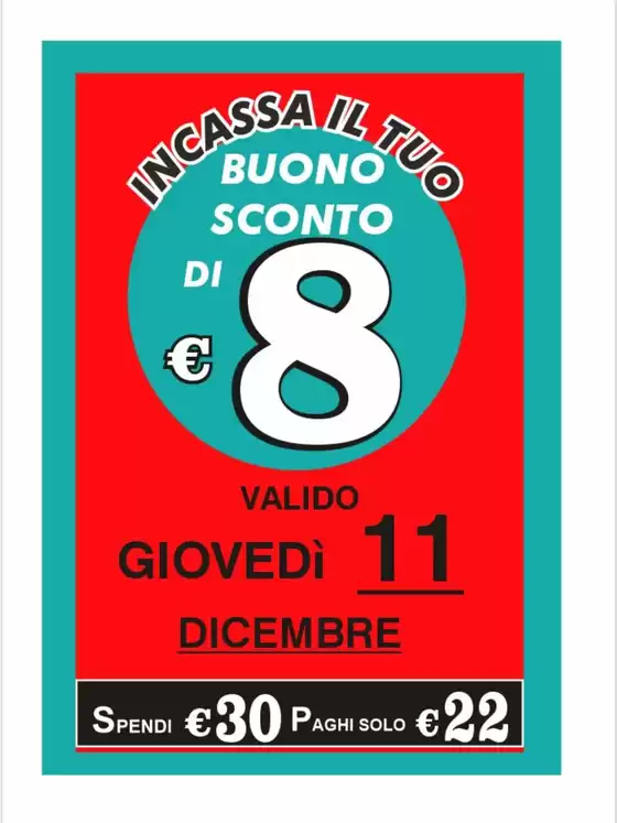 Volantino a Calvizzano | Buono sconto di 8 euro | 2025-12-11T00:00:00.000Z - 2025-12-11T00:00:00.000Z