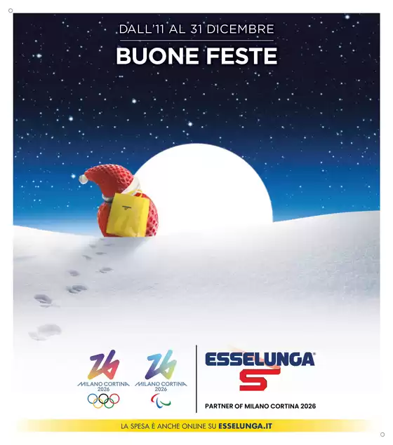 Volantino Esselunga a Milano | Buon Natale | 2025-12-11T00:00:00.000Z - 2025-12-31T00:00:00.000Z