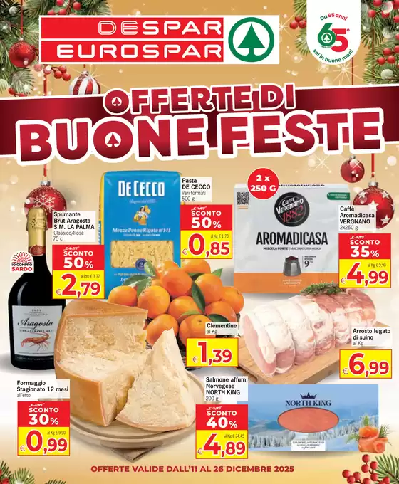 Volantino Eurospar | Offerte di Buone Feste | 2025-12-11T00:00:00.000Z - 2025-12-26T00:00:00.000Z
