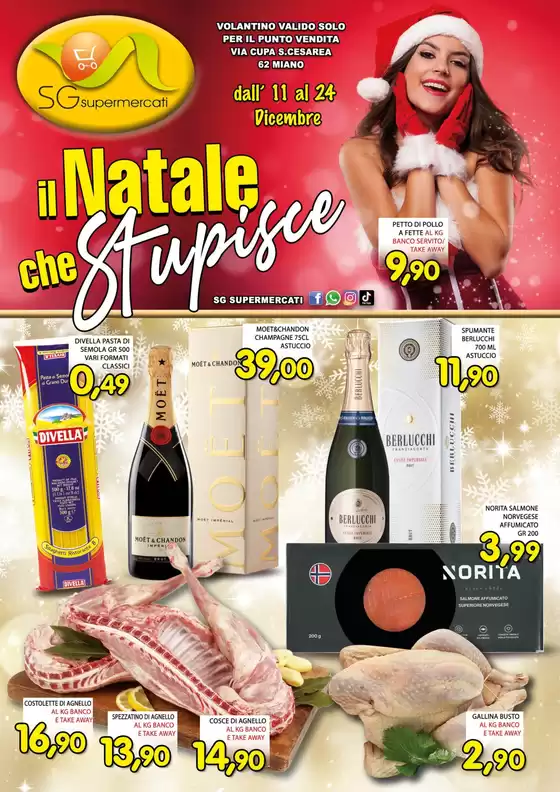 Volantino SG Supermercati a Montecchio Maggiore | Il natale che stupisce | 2025-12-11T00:00:00.000Z - 2025-12-24T00:00:00.000Z