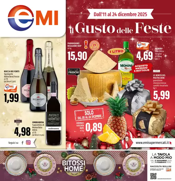 Volantino Emi | Il Gusto delle feste | 2025-12-11T00:00:00.000Z - 2025-12-24T00:00:00.000Z