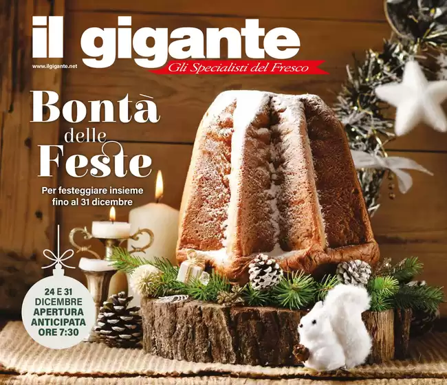 Volantino Il Gigante | Bontà delle Feste | 2025-12-15T00:00:00.000Z - 2025-12-31T00:00:00.000Z