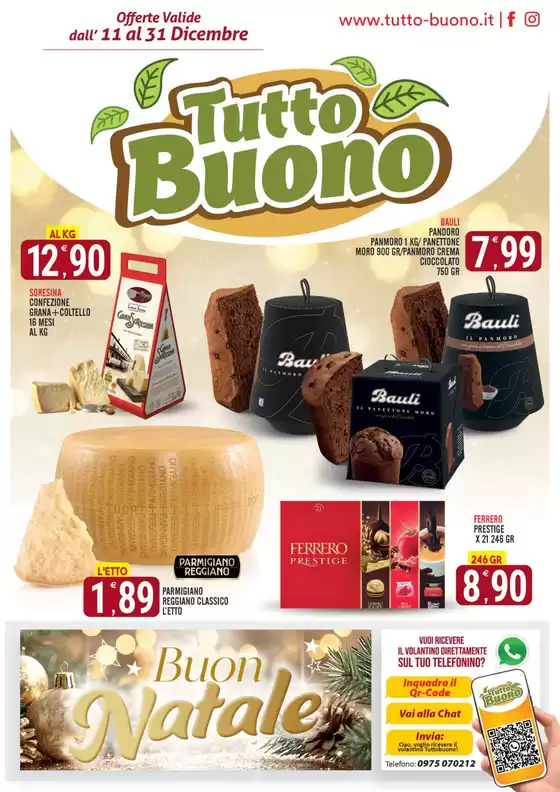 Volantino Tutto Buono | Buon Natale | 2025-12-11T00:00:00.000Z - 2025-12-31T00:00:00.000Z