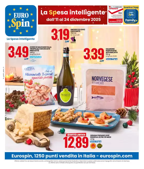 Volantino Eurospin a Moglia | Sapori in festa | 2025-12-11T00:00:00.000Z - 2025-12-24T00:00:00.000Z