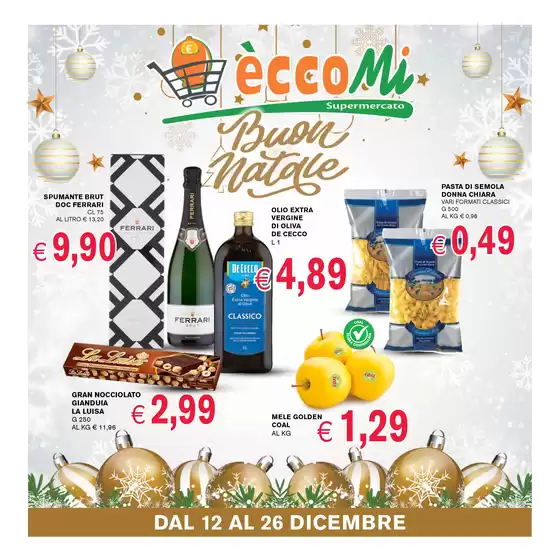 Volantino Eccomi a Aquino | Eccomi  | 2025-12-12T00:00:00.000Z - 2025-12-26T00:00:00.000Z