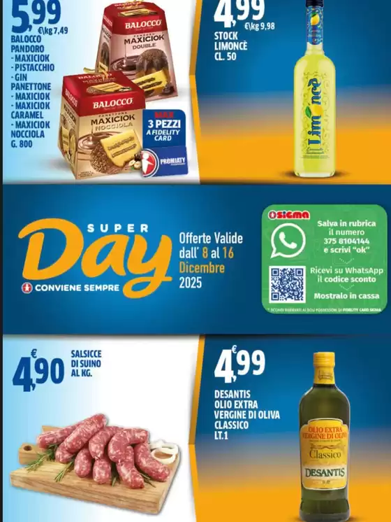 Volantino Orizzonte Supermercati a Circello | Super day | 2025-12-08T00:00:00.000Z - 2025-12-16T00:00:00.000Z