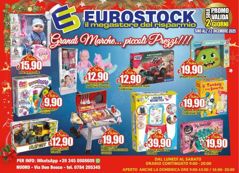 Volantino Eurostock a Catania | Sino all'13 dicembre 2025 | 2025-12-12T00:00:00.000Z - 2025-12-13T00:00:00.000Z